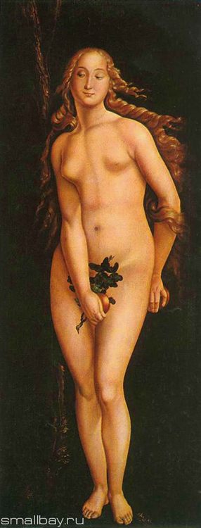 Pictures and Biography of Hans Baldung Green - Eve, 1524 Museum of Fine Arts, Budapest
