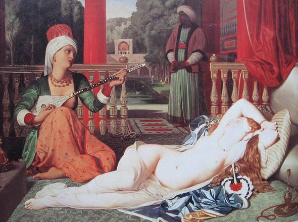 Jean Auguste Dominique Ingres. Odalisque with a Slave. 1842. Walters Art Museum, Baltimore