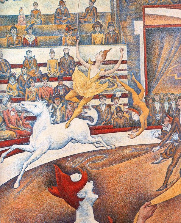 Georges Seurat Circus, description of the painting