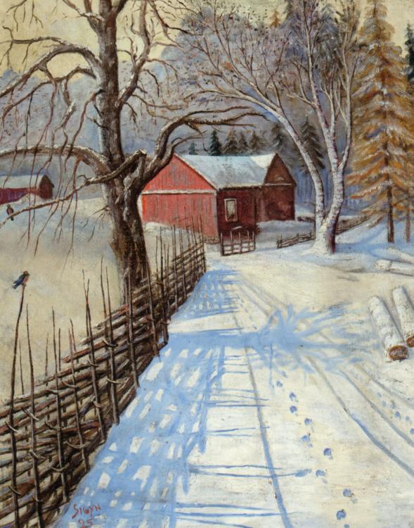 Winter landscapes in art and painting
