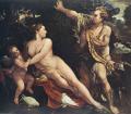Venus and Adonis :: Annibale Carracci 