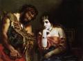 Cleopatra and the Peasant :: Eug?ne Delacroix