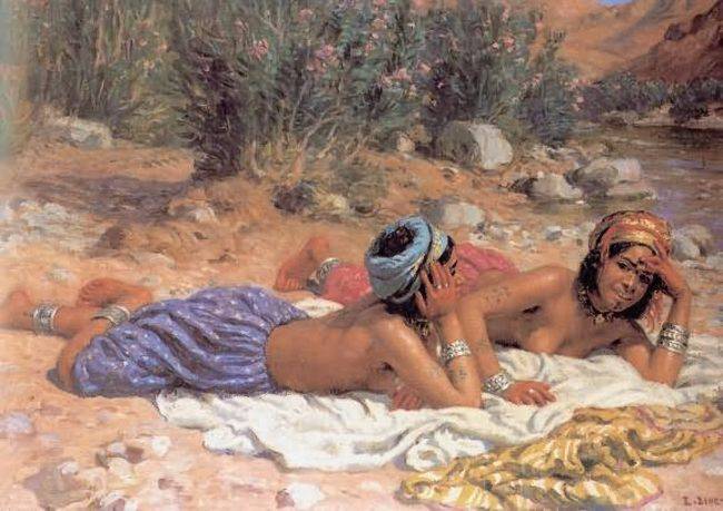Bathers Resting :: Etienne Dinet - Nu in art and painting ôîòî