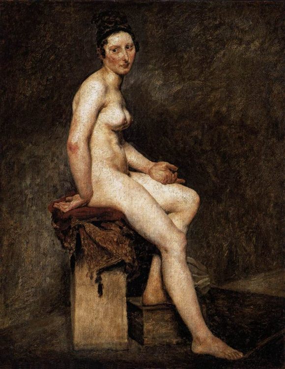 Mlle Rose :: Eug&#1080;ne Delacroix - Nu in art and painting ôîòî