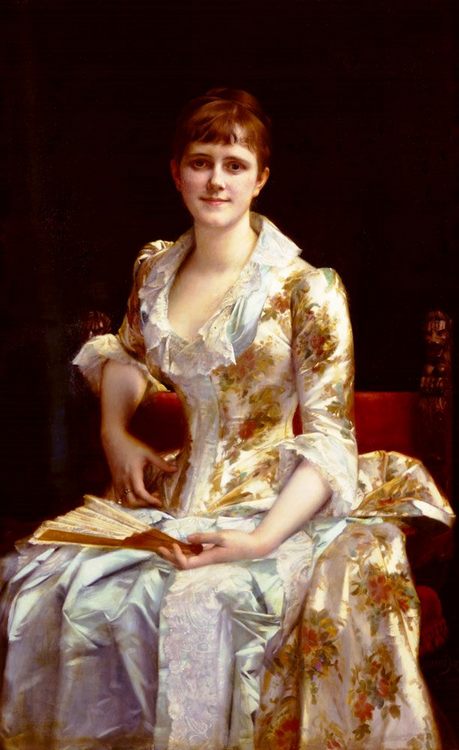 Portrait Of Young Lady  :: Alexandre Cabanel  - 6 woman's portraits hall ( The middle of 19 centuries ) in art and painting ôîòî