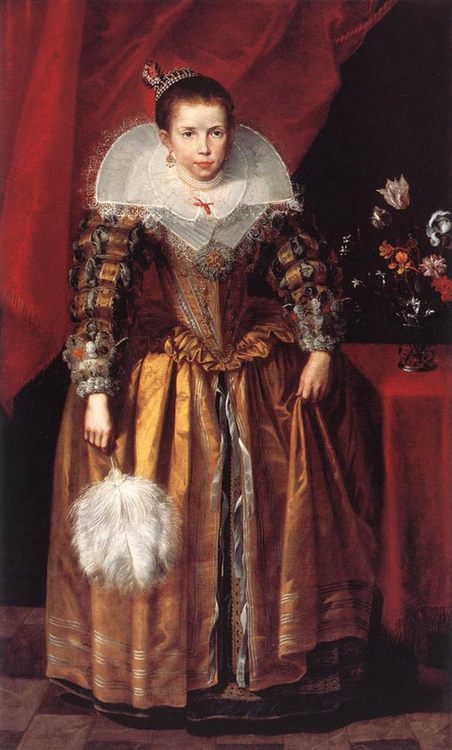 Portrait of a Girl at the Age of 10 :: Cornelis De Vos - Portraits of young girls in art and painting ôîòî