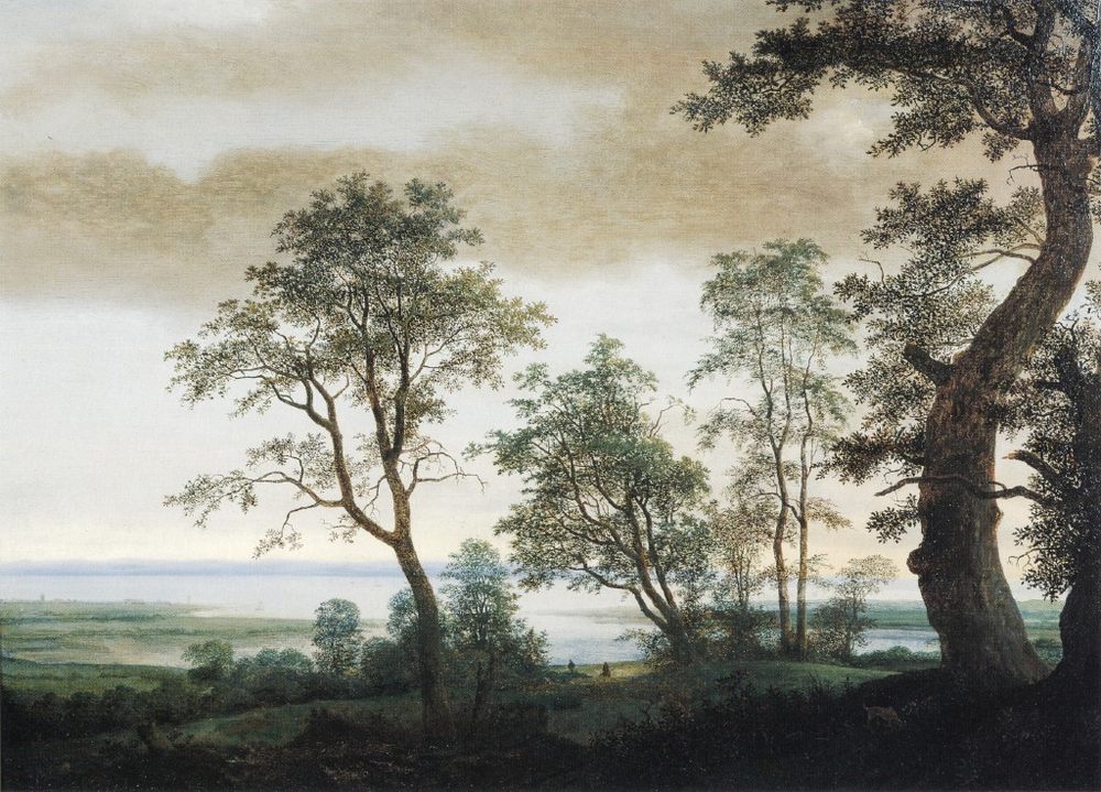 Landscape with Estuary :: Cornelis Vroom the younger - River landscapes ôîòî