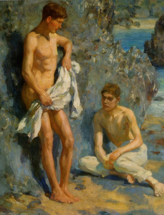 After The Bath :: Henry Scott Tuke - nude men ôîòî