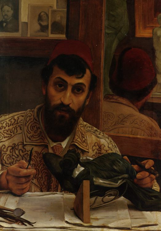 Portrait of Professor Giovanni Battista Amendola :: Sir Lawrence Alma-Tadema - men's portraits 20th century ôîòî