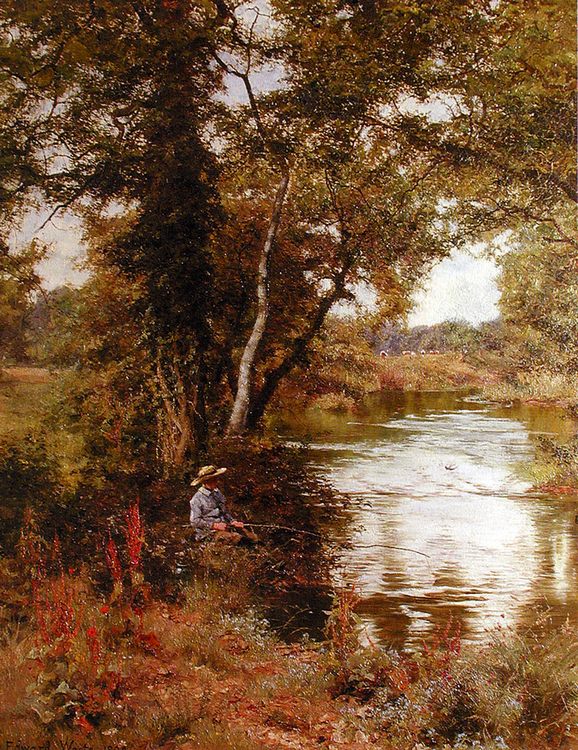 Fishing :: Edward Wilkins Waite - Fishing scenes ôîòî
