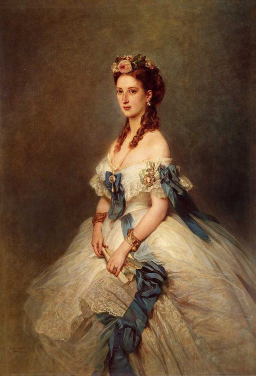 Alexandra, Princess of Wales :: Franz Xavier Winterhalter - 6 woman's portraits hall ( The middle of 19 centuries ) in art and painting ôîòî