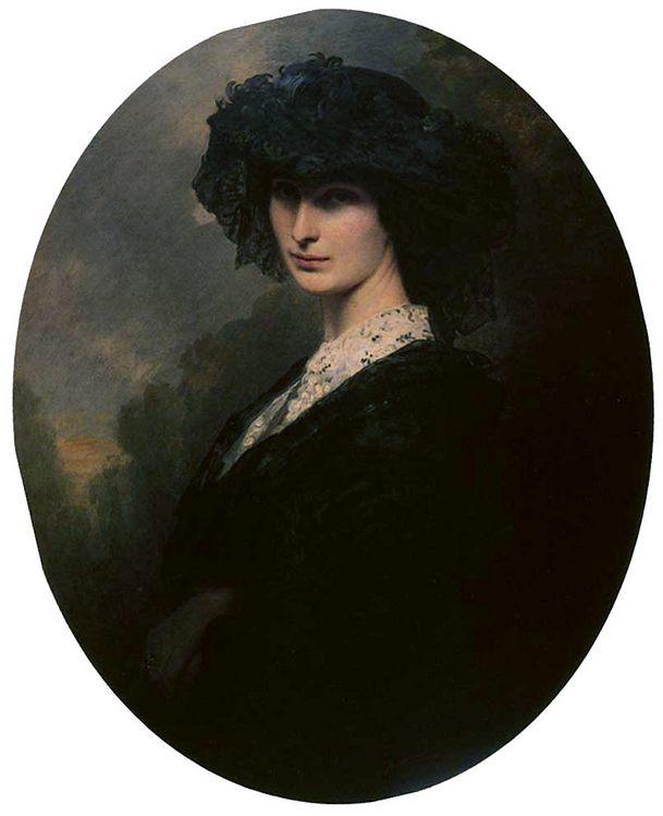Jadwiga Potocka, Countess Branicka :: Franz Xavier Winterhalter - 6 woman's portraits hall ( The middle of 19 centuries ) in art and painting ôîòî