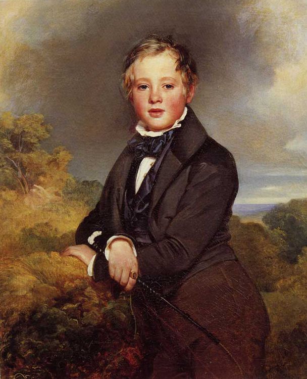 Ludwig, Graf Von Langenstein :: Franz Xavier Winterhalter - Children's portrait in art and painting ôîòî