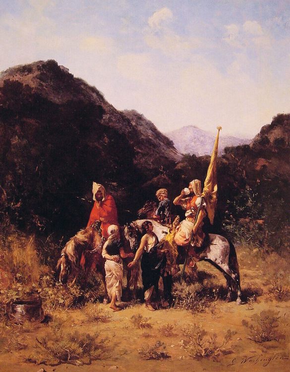 Riders in the Mountain :: Georges Washington - Horses in art ôîòî