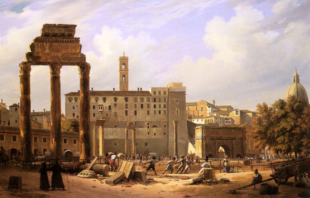 The Prisoners' Excavation of the Roman Forum :: Otto Wagner - Italy ôîòî