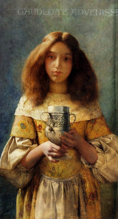The Grace Cup :: William John Wainwright - Antique beauties in art and painting ôîòî