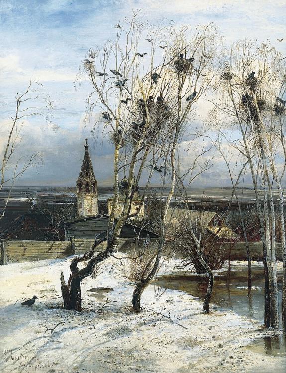 In the Tretyakov Gallery opened an exhibition of paintings by Savrasov