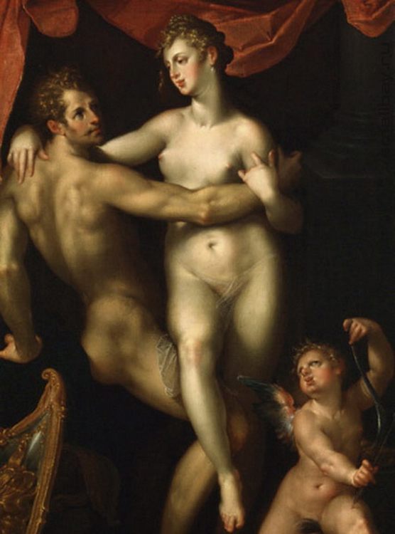 Mars, Venus and Cupid :: Spranger Bartholomeus - mythology and poetry ôîòî