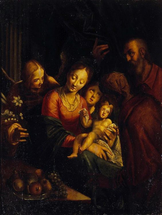 Holy Family :: AACHEN, Hans von - Bible scenes in art and painting ôîòî