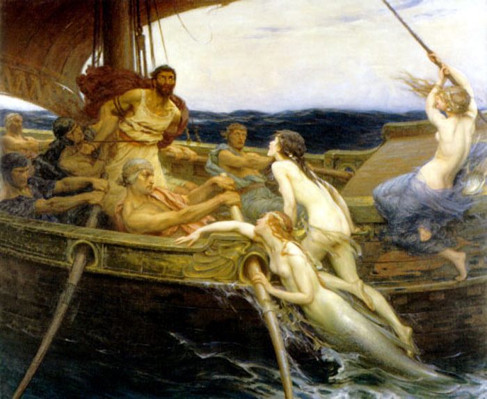 Erotic mythological painting