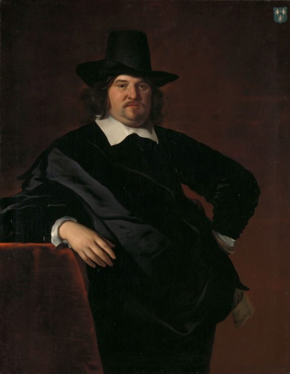 Amsterdam merchant and director of the Dutch West India Company :: Abraham de Visscher  - men's portraits 17th century ôîòî