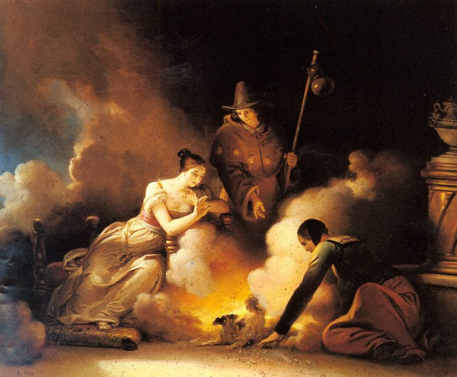 The Magician :: Alexandre Evariste Fragonard - Romantic scenes in art and painting ôîòî