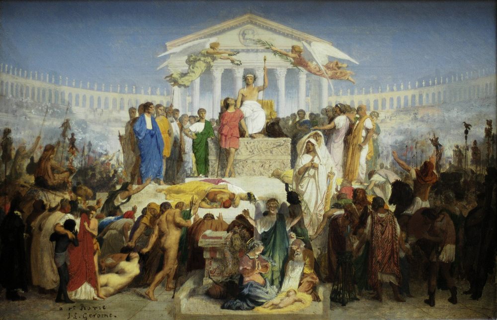 The Age of Augustus, the Birth of Christ :: Jean-Leon Gerome - Antique world scenes ôîòî