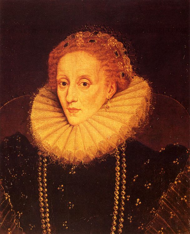 Queen Elizabeth I :: Marcus Gheeraerts the Younger  - 2 women portraits 16th century hall ôîòî