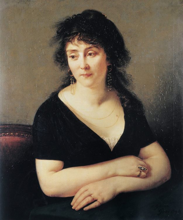  Portrait of Madame Bruyere :: Antoine-Jean Gros - 4 women's portraits 18th century hall ôîòî