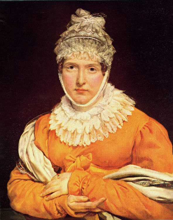  Portrait of Mademoiselle Recamier :: Antoine-Jean Gros  - 4 women's portraits 18th century hall ôîòî