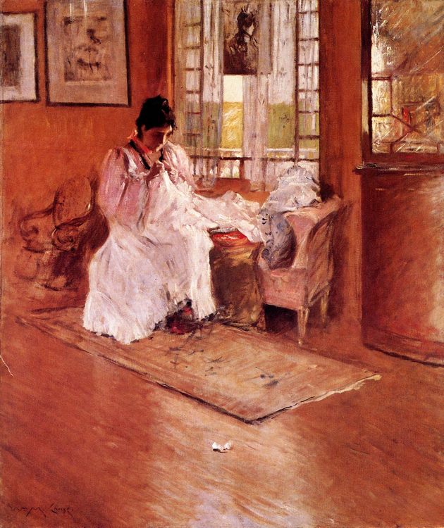 For the Little One aka Hall at Shinnecock :: William Merritt Chase - Interiors in art and painting ôîòî