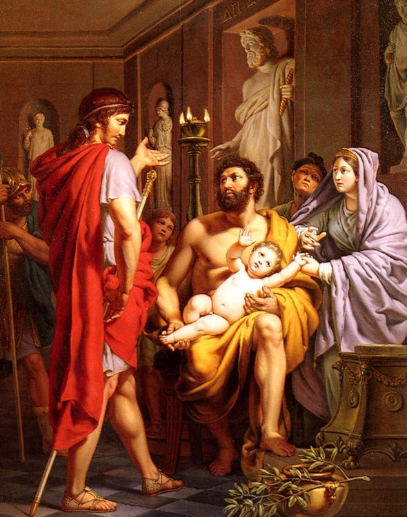 Themistocles, banished from Athens :: Pierre Joseph Francois - Antique world scenes ôîòî