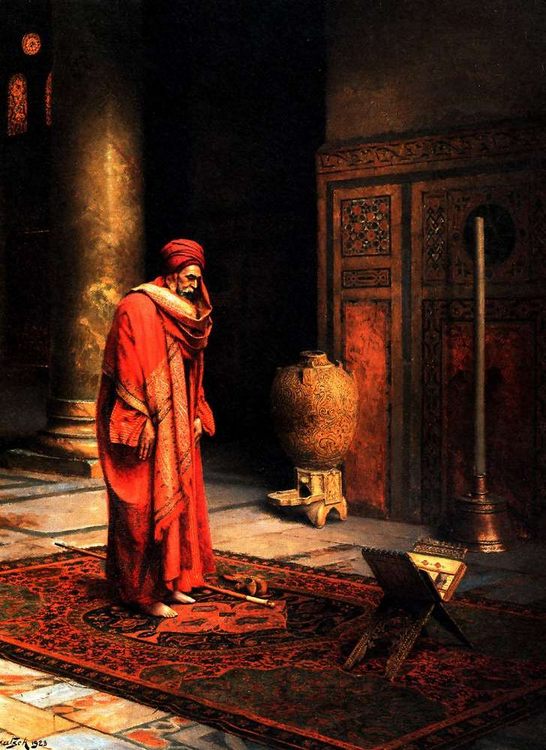 At Prayer :: Ludwig Deutsch  - scenes of Oriental life (Orientalism) in art and painting ôîòî