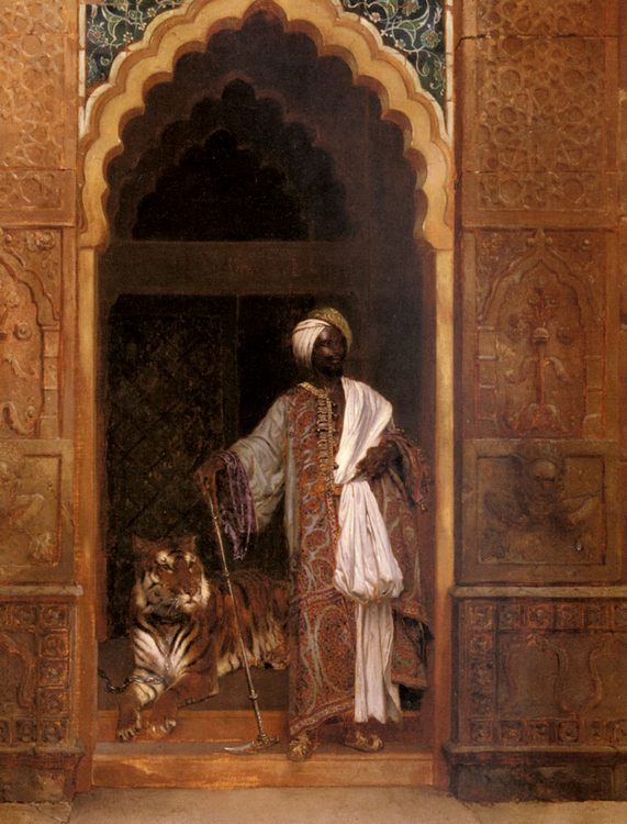 The Palace Guard :: Rudolf Ernst - scenes of Oriental life (Orientalism) in art and painting ôîòî