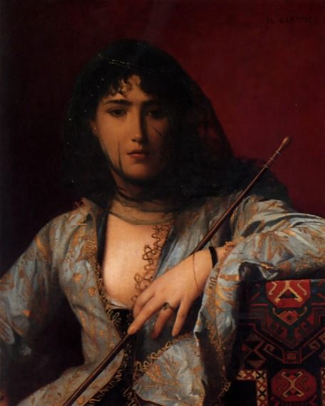 Veiled Circassian Lady :: Jean-Leon Gerome - Arab women (Harem Life scenes) in art  and painting ôîòî
