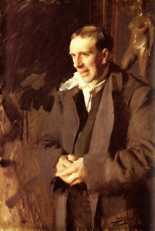 Coquelin Cadet :: Anders Zorn - men's portraits 19th century (second half) ôîòî