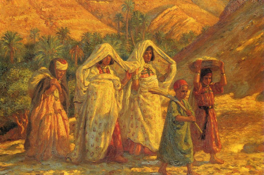 Arab Women and Children :: Etienne Dinet - scenes of Oriental life (Orientalism) in art and painting ôîòî