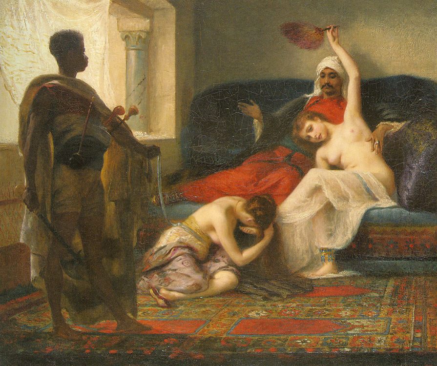The Deposed Favourite :: Fernand-Anne Piestre Cormon - Arab women (Harem Life scenes) in art  and painting ôîòî