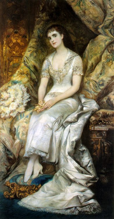 An Elegant Lady :: Hans Makart - 6 woman's portraits hall ( The middle of 19 centuries ) in art and painting ôîòî
