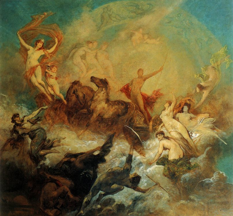 The victory of light  :: Hans Makart - Allegory in art and painting ôîòî