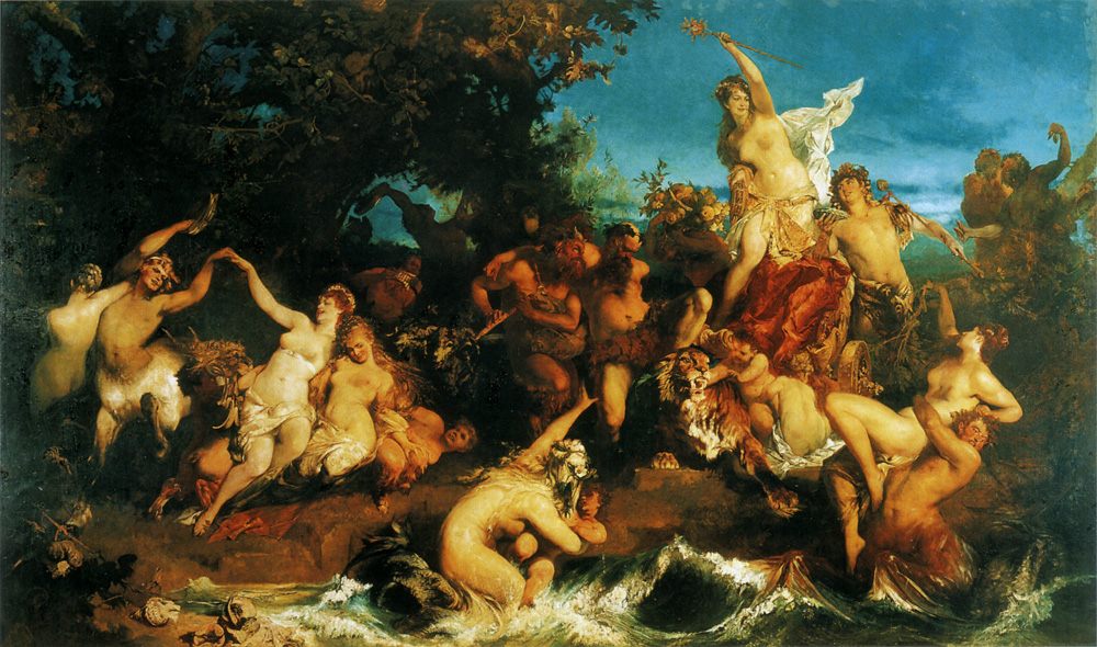 The Triumph of Ariadne :: Hans Makart - mythology and poetry ôîòî