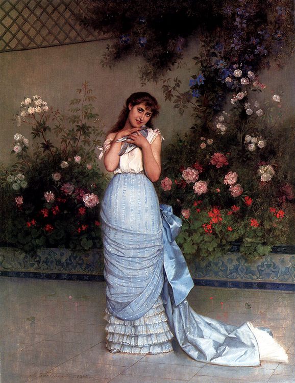 An Elegant Beauty :: Auguste Toulmouche - 7 female portraits ( the end of 19 centuries ) in art and painting ôîòî