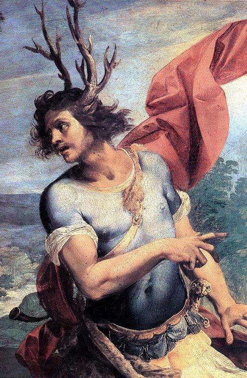 Diana and Actaeon (detail 2) :: Giuseppe Cesari - mythology and poetry ôîòî