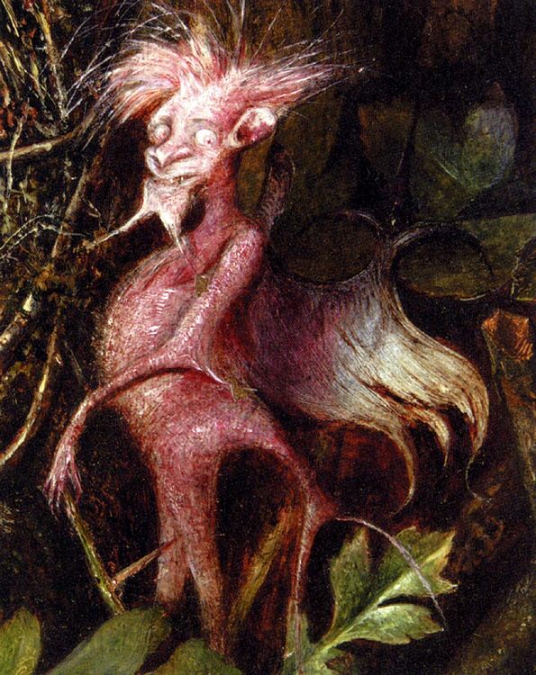 Fairies In A Bird's Nest (detail 4) :: John Anster Fitzgerald  - Fantasy in art and painting ôîòî