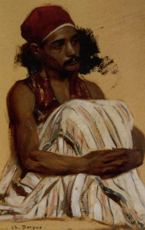 Study of an Arab :: Charles Bargue - men's portraits 19th century (first half) ôîòî