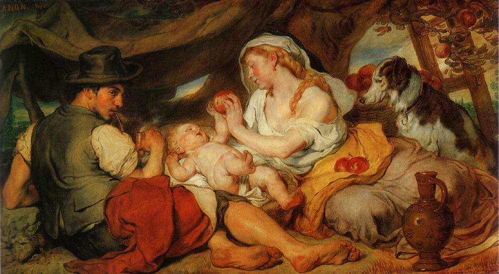 Mittagsruhe :: Johann von Straipka Canon  - Woman and child in painting and art ôîòî