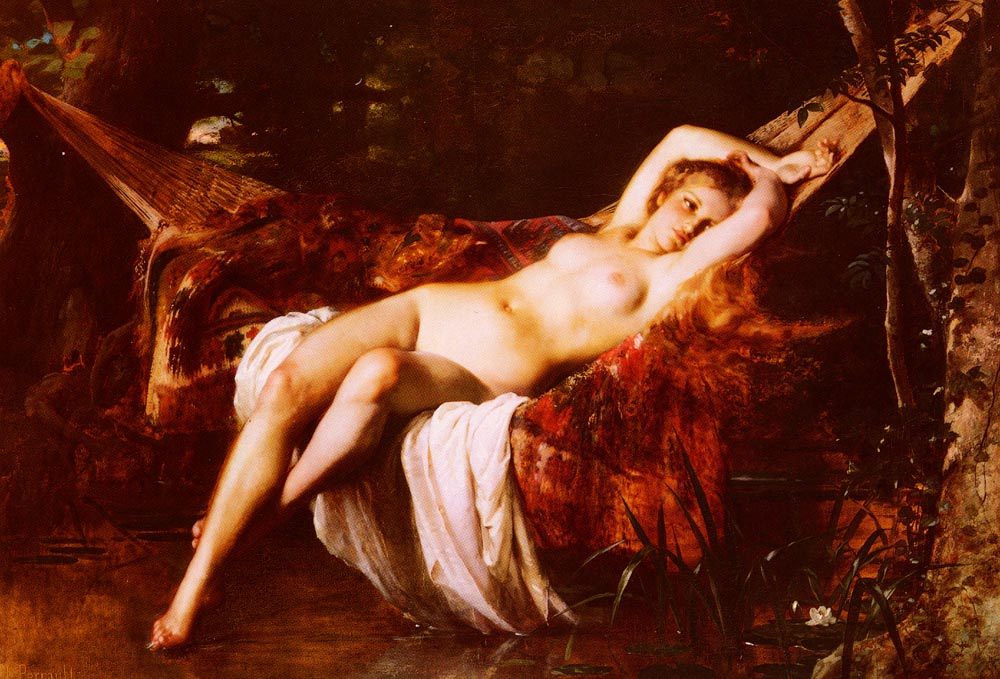 The Bather :: Leon Bazile Perrault - Nu in art and painting ôîòî