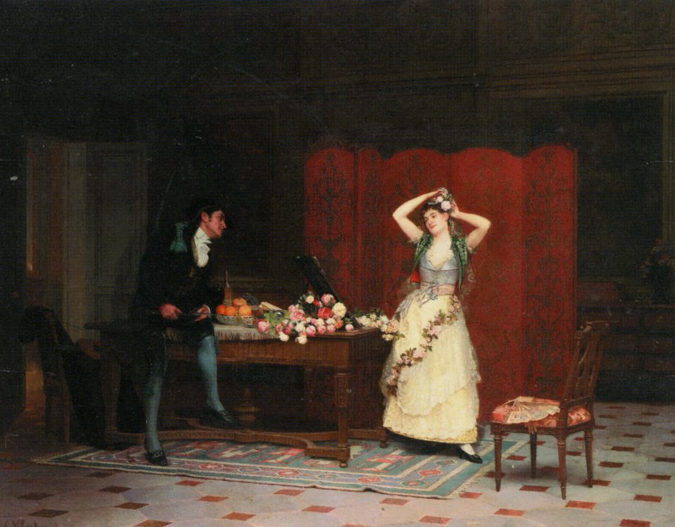 The Primers :: Jehan Georges Vibert - Romantic scenes in art and painting ôîòî