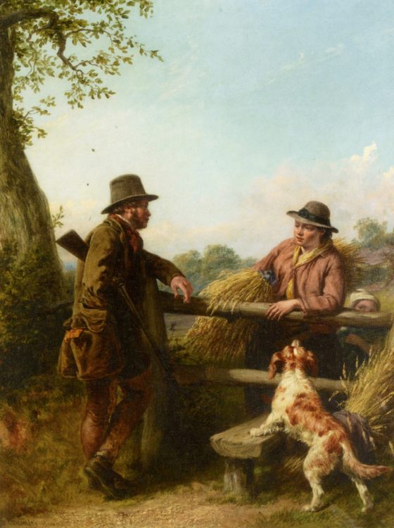 Country Conversation :: William Bromley - Hunting scenes ôîòî