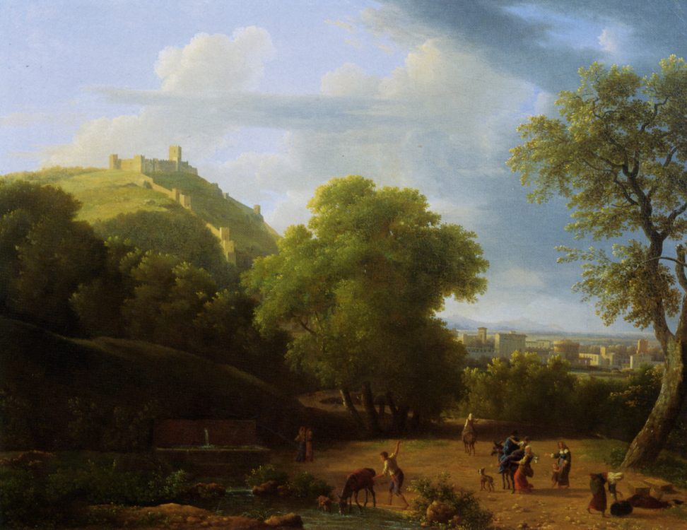 View of Carpentras from the East :: Joseph Bidauld - Architecture ôîòî